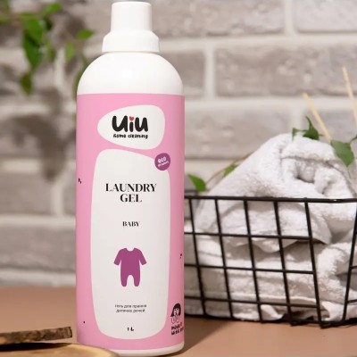 Гель для стирки детских вещей без запаха UIU Baby 1 л
