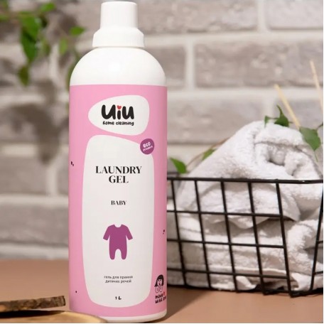 Гель для стирки детских вещей без запаха UIU Baby 1 л