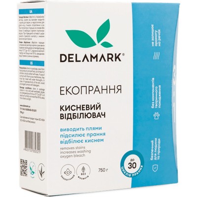 Кислородный отбеливатель DeLaMark 3 в 1 Экологический 750 г