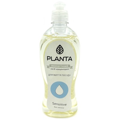 Концентрированное средство для мытья посуды Planta Sensitive 0.5 л