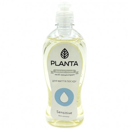Концентрированное средство для мытья посуды Planta Sensitive 0.5 л