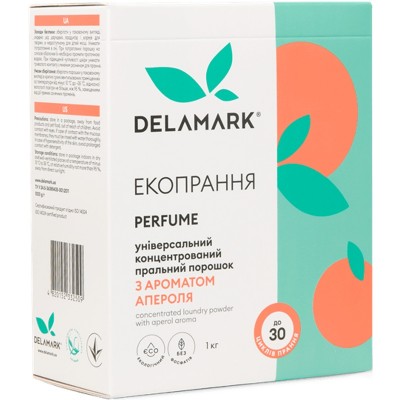 Натуральный стиральный порошок DeLaMark с ароматом Апероля 1 кг