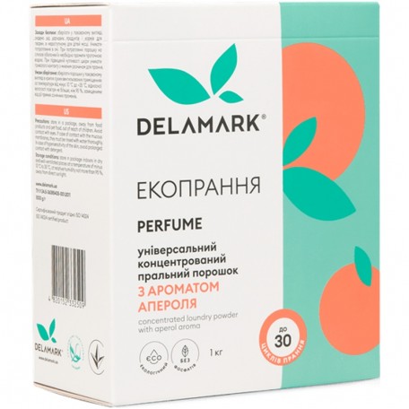 Натуральный стиральный порошок DeLaMark с ароматом Апероля 1 кг