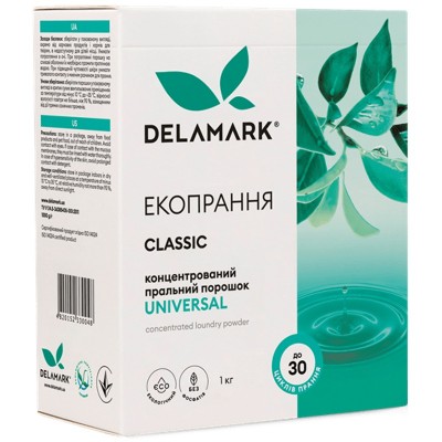Натуральный стиральный порошок DeLaMark Universal 1 кг