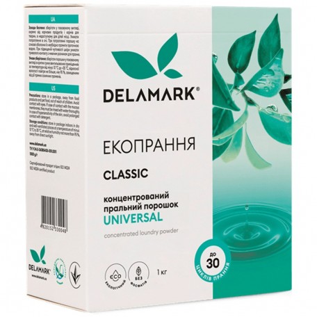 Натуральный стиральный порошок DeLaMark Universal 1 кг