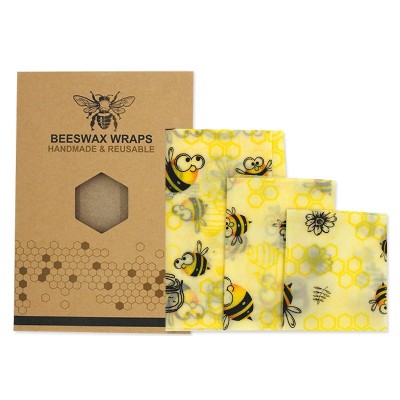 Набор восковых салфеток Eco1shop Beeswax Wraps 3 шт