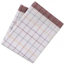 Cotton kitchen towel Colored lines ARO 50 X 70 cm Brown Cotton kitchen towel Colored lines ARO 50 X 70 cm Brown