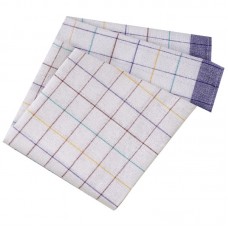 Cotton kitchen towel Colored lines ARO 50 X 70 cm Blue