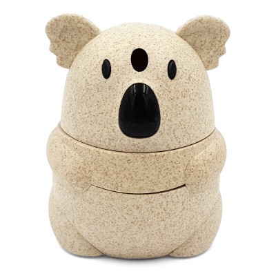 Wheat straw automatic toothpick Holder Eco1shop Koala