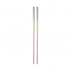 Metal Reusable Chinese Korean Japanese Chopsticks Sushi Rolls Color changing 21 cm Metal Reusable Chinese Korean Japanese Chopsticks Sushi Rolls Color changing 21 cm