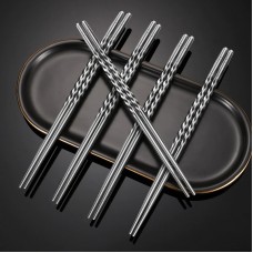 Metal chopsticks Eco1shop Spiral 22.5 cm