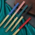Металлические палочки для еды с декором Eco1shop Colored 22.5 см
