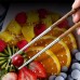 Металлические палочки с деревянной ручкой для еды Eco1shop 23 см