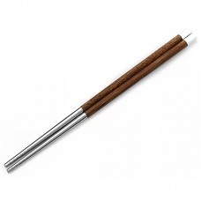 Metal chopsticks with wooden handle Eco1shop 23 cm Metal chopsticks with wooden handle Eco1shop 23 cm