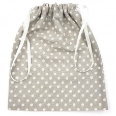 Cotton pouch Eco1shop Peas Gray