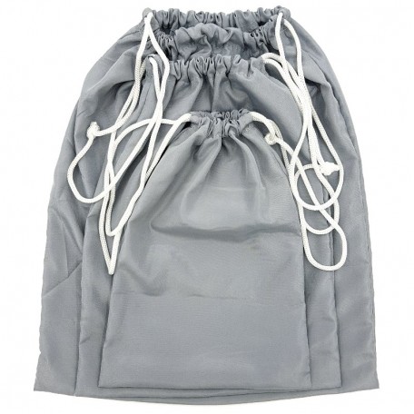 Raincoat fabric pouch Eco1shop Gray