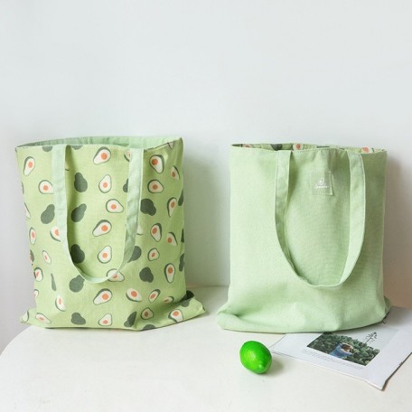 Двухсторонняя сумка из льна Eco1shop 38 х 35 см