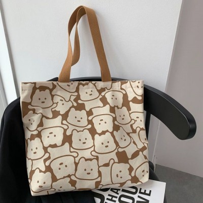 Сумка из хлопка на молнии Eco1shop Щенята 40 x 32 x 5 см