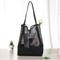 Сумка из хлопка с сетчатой вставкой Eco1shop 40 x 33 см