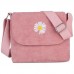 Сумка из вельвета на змейке Eco1shop Ромашка 21 x 18 х 6 см
