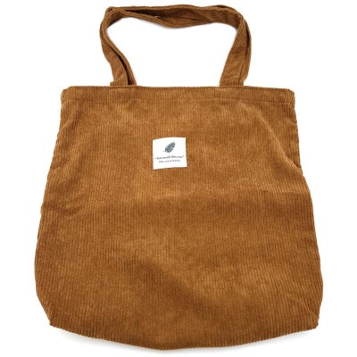 Сумка из вельвета с внутренним карманом на молнии Eco1shop 34 x 37 см