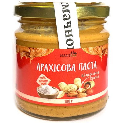 Арахисовая паста MANTeca Кранч подсоленная 180 г