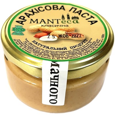 Арахисовая паста MANTeca Классическая 100 г