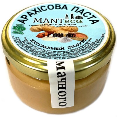 Арахисовая паста MANTeca Кранч подсоленная 100 г