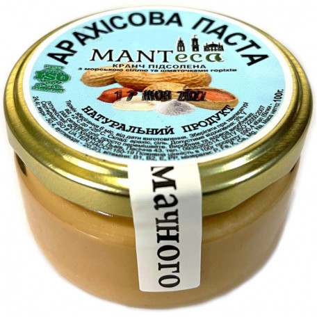 Арахисовая паста MANTeca Кранч подсоленная 100 г