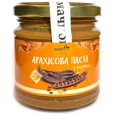 Арахисовая паста MANTeca с керобом 180 г