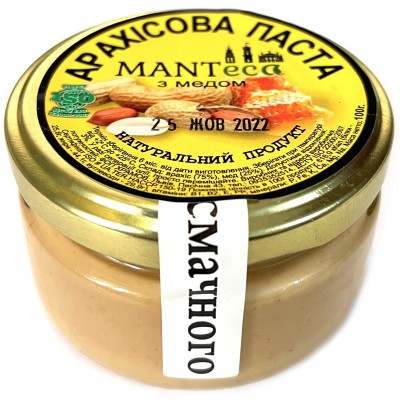 Арахисовая паста MANTeca с медом 100 г
