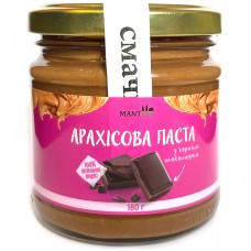 Арахисовая паста MANTeca С черным шоколадом 180 г