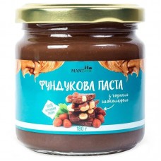 Фундукова паста MANTeca з чорним шоколадом 180 г