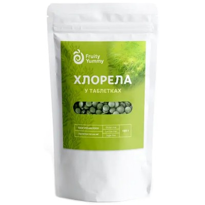 Хлорелла в таблетках Fruity Yummy 125 г