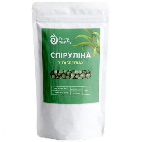 Спирулина в таблетках Fruity Yummy 200 г