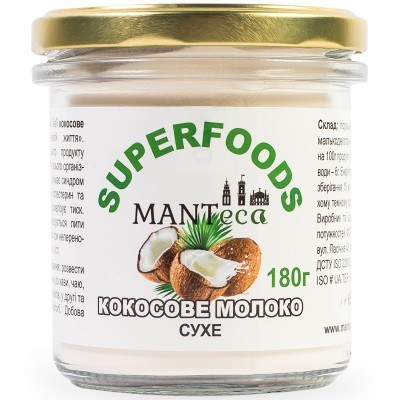 Сухое молоко Кокосовое MANTeca 180 г