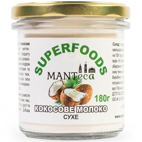 Сухое молоко Кокосовое MANTeca 180 г