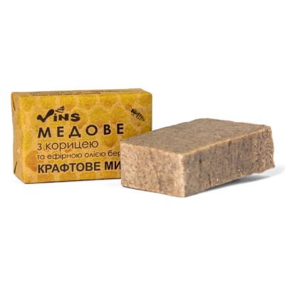 Натуральное крафтовое мыло Vins Медовое