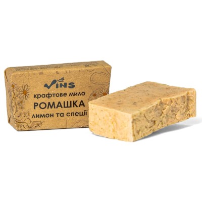 Натуральное крафтовое мыло Vins Ромашковое