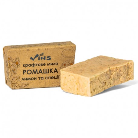 Натуральное крафтовое мыло Vins Ромашковое