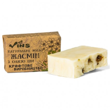 Натуральное крафтовое мыло Vins Жасминовое с маслом Ши