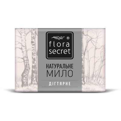 Натуральное мыло Flora Secret Дегтярное
