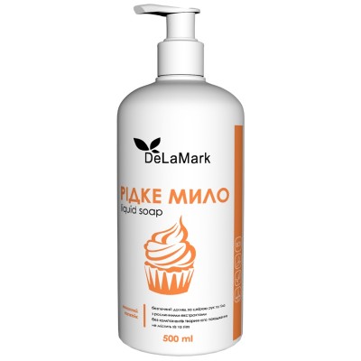 Жидкое мыло DeLaMark Лимонный капкейк 0.5 л