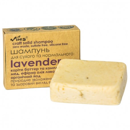 Натуральный шампунь Vins Lavender 85 г