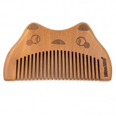 Дерев'яний гребінець з вузькими зубцями Eco1shop