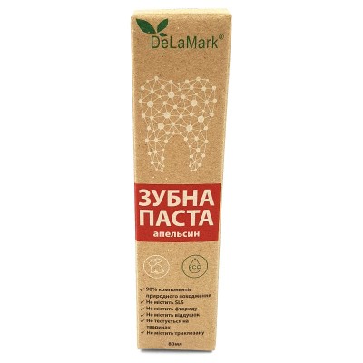 Натуральная зубная паста DeLaMark Апельсин
