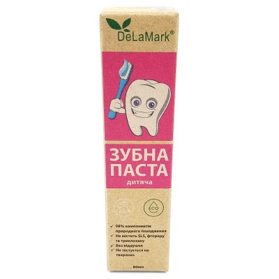 Натуральная зубная паста DeLaMark Детская