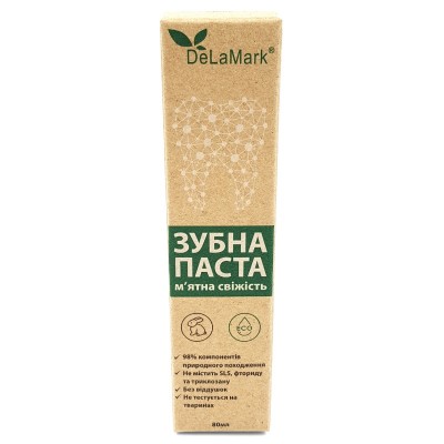Натуральная зубная паста DeLaMark Мятная свежесть