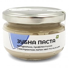 Натуральная зубная паста Ekolux с Экстрактом лапок хвои и живицей