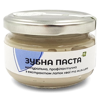 Натуральная зубная паста Ekolux с Экстрактом лапок хвои и живицей